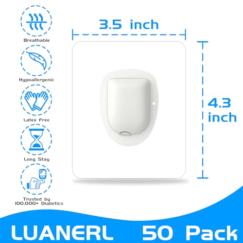 Waterproof Sticker for Omnipod 5 overpatches 50 Pack Adhesive Patches