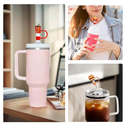 Straw Covers for Stanley Tumblers - 10mm Straw Toppers (4 Pcs)