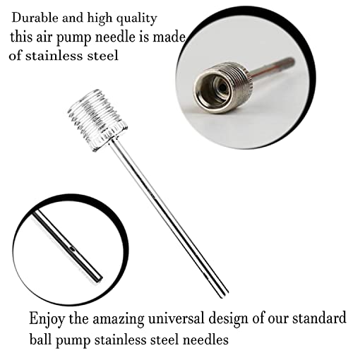 Stainless Steel Ball Pump Inflation Needles - 22 Pack for Sports Balls