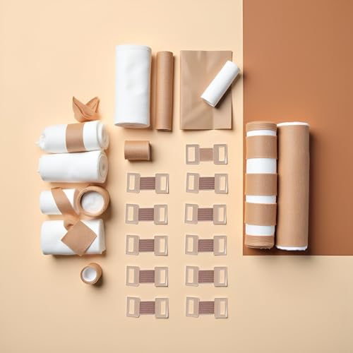 10-Piece Elastic Bandage Clips - Durable Metal Stretch Wrap Fasteners