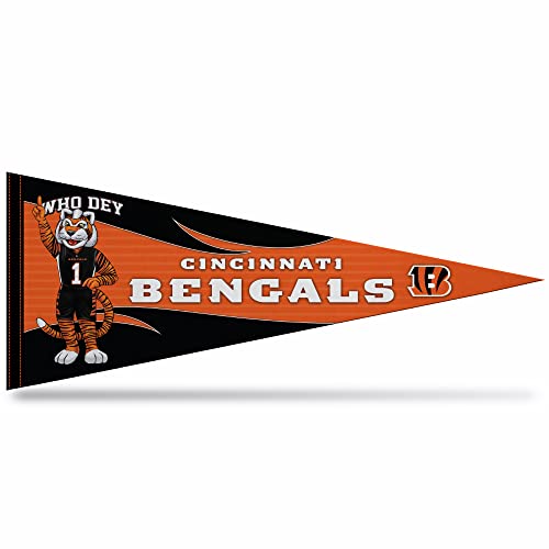 Cincinnati Bengals 12" x 30" Felt Wall Pennant - NFL Decor