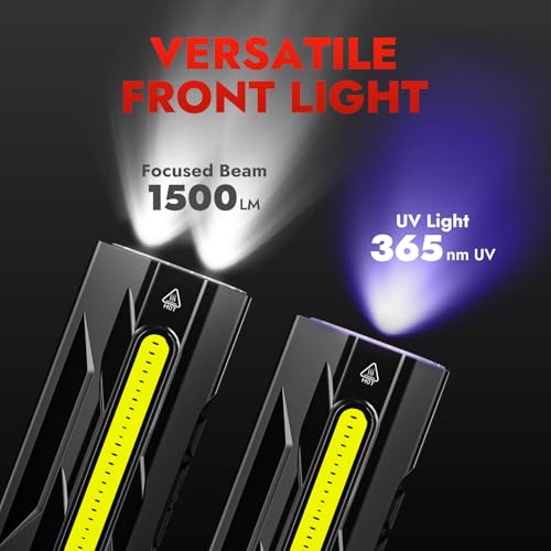WARSUN T9PRO Rechargeable 1500 Lumen Pocket Flashlight with Magnetic Base