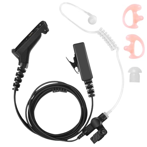 APX 6000 XPR 7550e Earpiece with Microphone - Motorola Radio Compatible, Single Unit