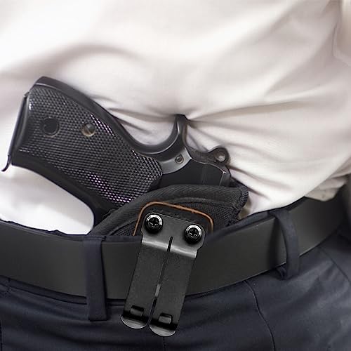 Metal Belt Clip for Holsters - Dark Matte Grey, Multi-Use