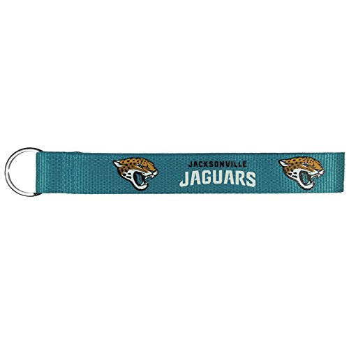 NFL Jacksonville Jaguars Lanyard Key Chain - One Size Black