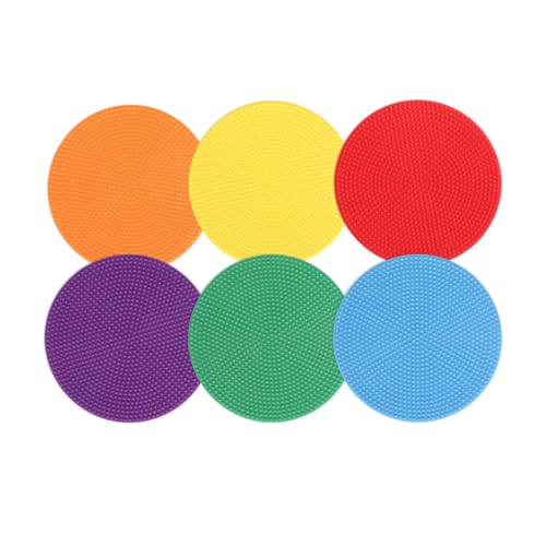 4-inch Non-Slip Spot Markers for Agility Training - 6/12/24 Pcs