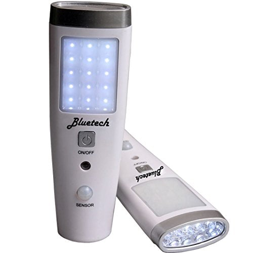 Avalon 3-Pack LED Flashlight Night Light with Motion Sensor, Rechargeable Emergency Light