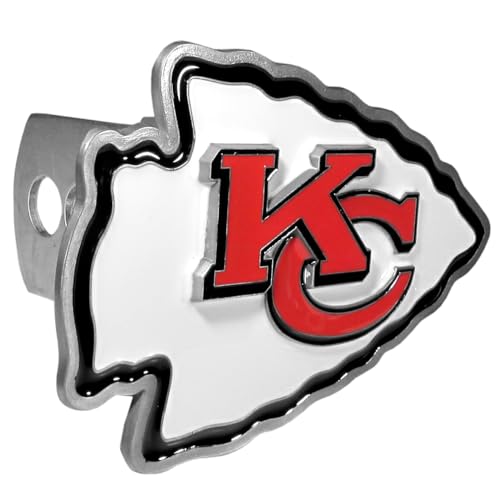 Kansas City Chiefs Large Logo Hitch Cover - Class II & III