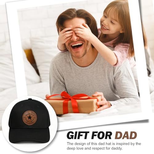 PVDSAVE One Size Black Dad Gifts Baseball Cap for Men – World's Best Dad Hat
