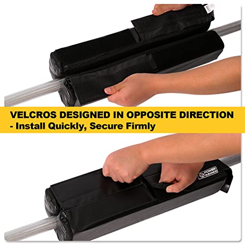 Square Hip Thrust Pad for Barbell & Weight Lifting - Black