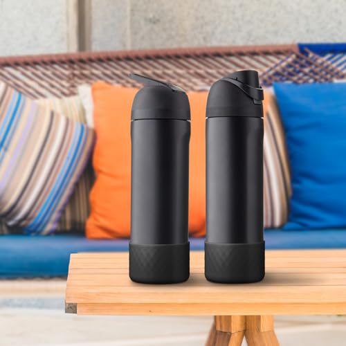 Silicone Water Bottle Boot - 2PCS Protective Anti-Slip Sleeve for Owala 24oz, 32oz, 40oz