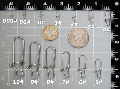 Duo-Lock Fishing Snaps - Stainless Steel Clips for Quick Change