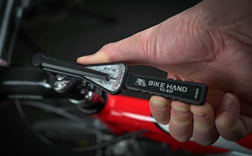 BikeHand Economical Bicycle Bike 1/4 Inch Driver - Torque Wrench Allen Key Tools Socket Set Kit 2-10Nm