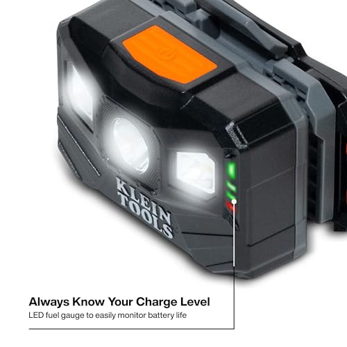 400-Lumen Rechargeable LED Headlamp - Adjustable Fabric Strap