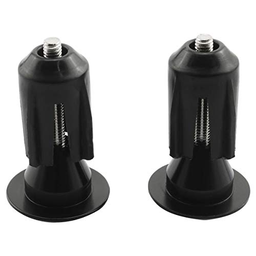 Aluminum Alloy Bike Handlebar End Plugs - 2 Pcs with Tool