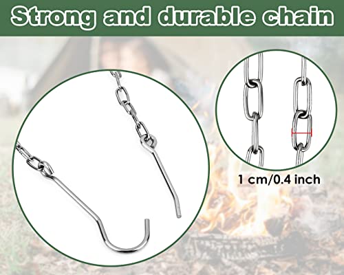 Stainless Steel Campfire Tripod Plate - 4 x 4 x 1 in for Outdoor Cooking