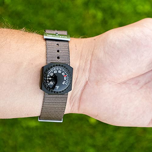 Durable Slip-On Wrist Thermometer for Watch Bands & Paracord Bracelets