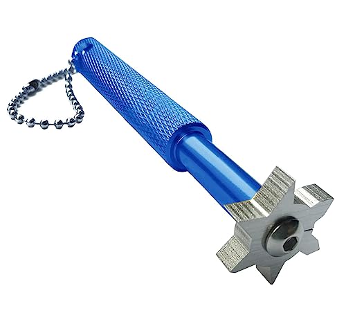 Golf Groove Sharpener Tool for U & V-Grooves - Blue