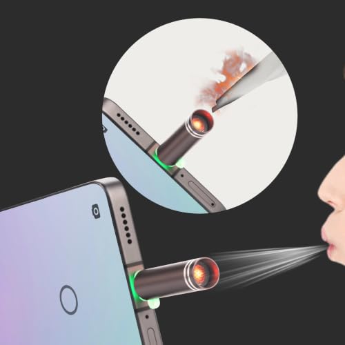 USB-C Electric Lighter - 2 Pack Flameless Windproof Keychain