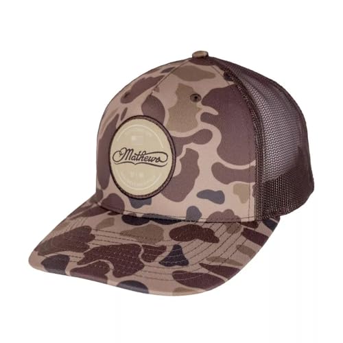 Mathews Lowlands Camo Cap - Classic Snapback Hunting & Outdoor Hat