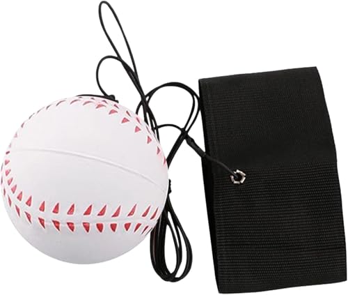 Baseball Training Wrist Ball with Adjustable Wristband