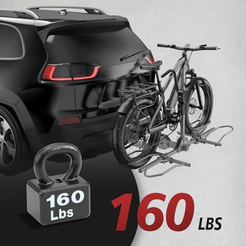 2-Bike Rack Hitch for Car - Heavy-Duty Bicycle Carrier
