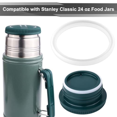 Silicone Gasket Replacement Set for 24oz Food Jars - 6pcs