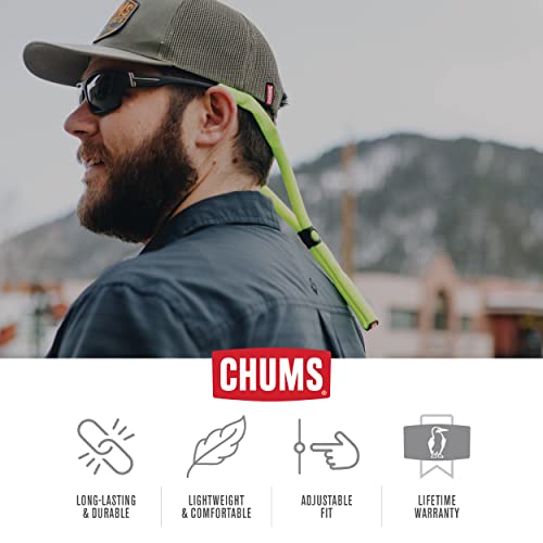 Chums Glassfloats Eyewear Retainer - Black, One Size, Floating Sunglass Strap