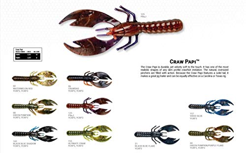 Craw Chunk Soft Plastic Bait - 3.75" Crawdad Fishing Lure