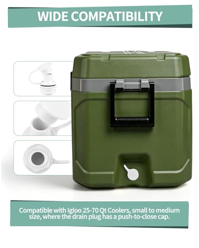 Cooler Drain Plug Replacement Kit for Igloo 25-70 Qt Coolers