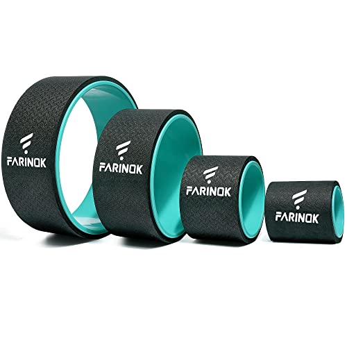 Yoga Wheel Set of 4 - 10MM Thick Back Rollers for Pain Relief