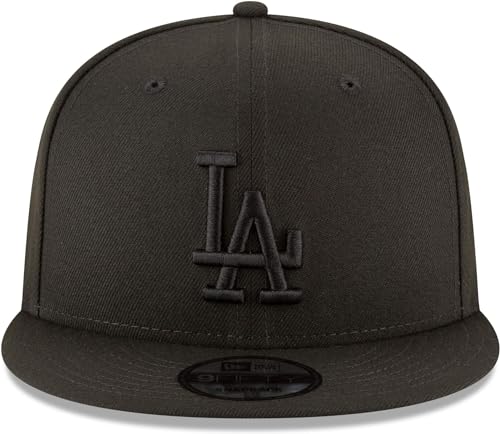 MLB Black Adjustable Snapback Hat with Primary Team Logo