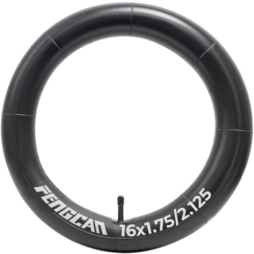 16 x 1.75-2.125 Bike Inner Tube - Reliable Schrader Valve Replacement