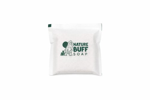 Nature Buff 2-Pack Biodegradable Soap Unscented Travel-Sized Camping Soap Bars -All-In-One Backpacking Essentials Outdoor Recreation Soap Bar and Washcloth