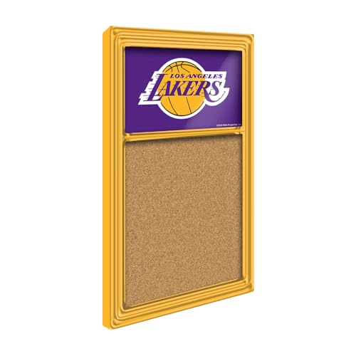 Los Angeles Lakers Cork Note Board - Sports Decor for Home & Game Room
