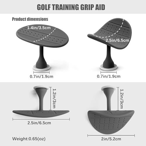Golf Grip Trainer Aid - 2 Pack Swing Training Accessories