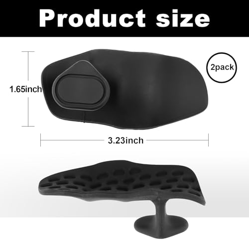 Ergonomic Anti-Slip Rubber Workout Grips for Weightlifting