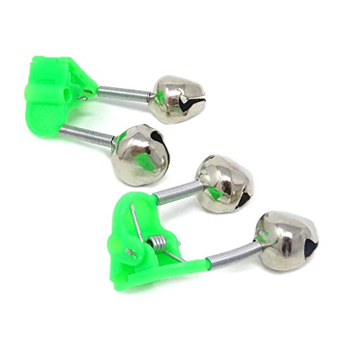 10-Pack Fishing Rod Dual Bell Alarm - Extra Loud Bite Alert