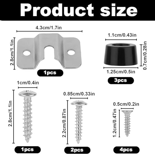 Dartboard Mounting Bracket Kit - Heavy-Duty Iron Construction