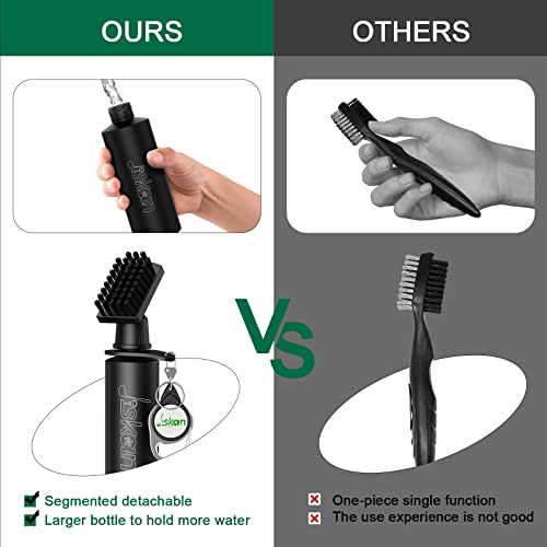 Golf Club Cleaner Brush Combo with Water Bottle - Small