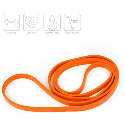 Light Resistance Exercise Bands for Strength Training - Orange (5-15lb)