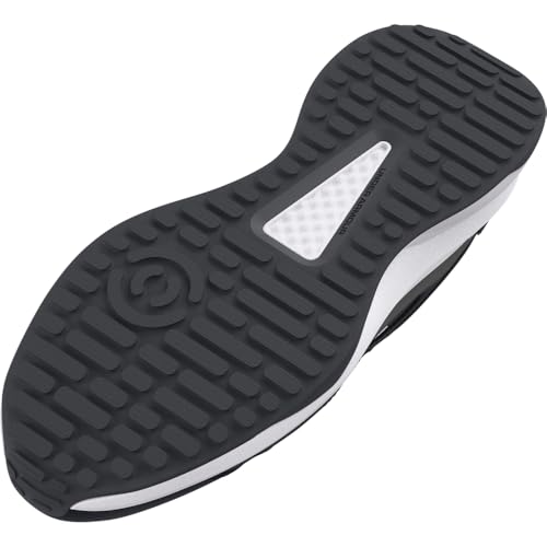 Charged Edge Athletic Shoes for Men - Black/Castlerock/White, Size 10.5