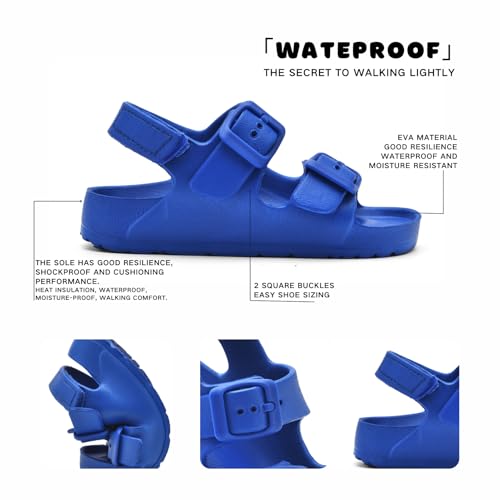 Toddler Sandals Adjustable Buckle Shoes Size 9-10 Boys Girls Naxbewu
