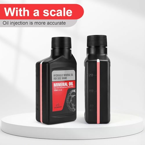 CHUMXINY Bike Brake Bleed Kit for Shimano Hydraulic Disc Brakes - Includes 300ML Mineral Brake Fluid & Funnel