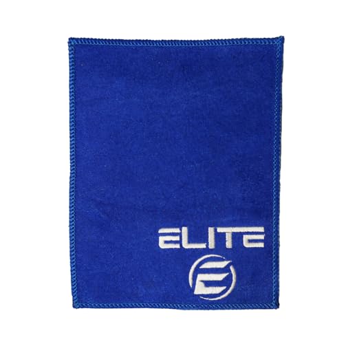 ELITE Royal Blue Leather Bowling Shammy Pad Premium Ball Cleaner