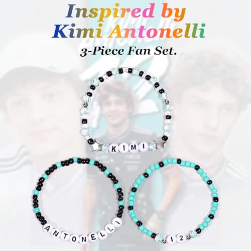 F1 Inspired Beaded Bracelet Set - Jewelry Gifts for Fans