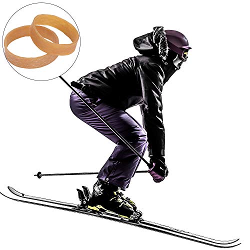 20 Ski Brake Retainers - Durable Rubber for Snowboard Safety
