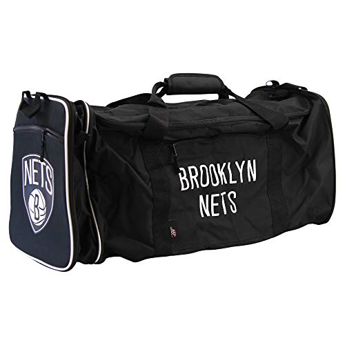 Brooklyn Nets Extended Duffle Bag with Padded Straps