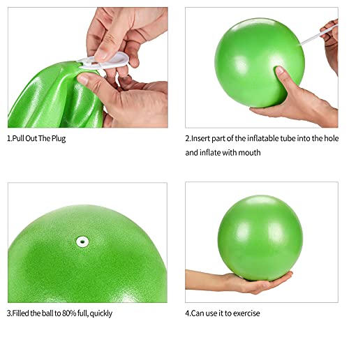 Mini Exercise Balance Ball for Yoga and Pilates - Blue