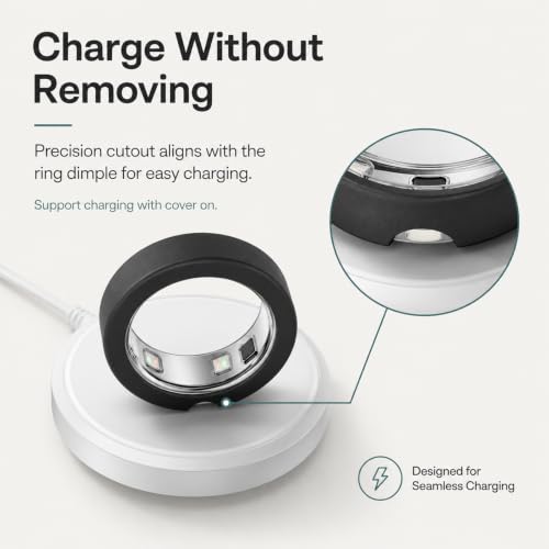 Oura Ring Gen 5 Cover - Black, Clear - Size M (9/10/11)